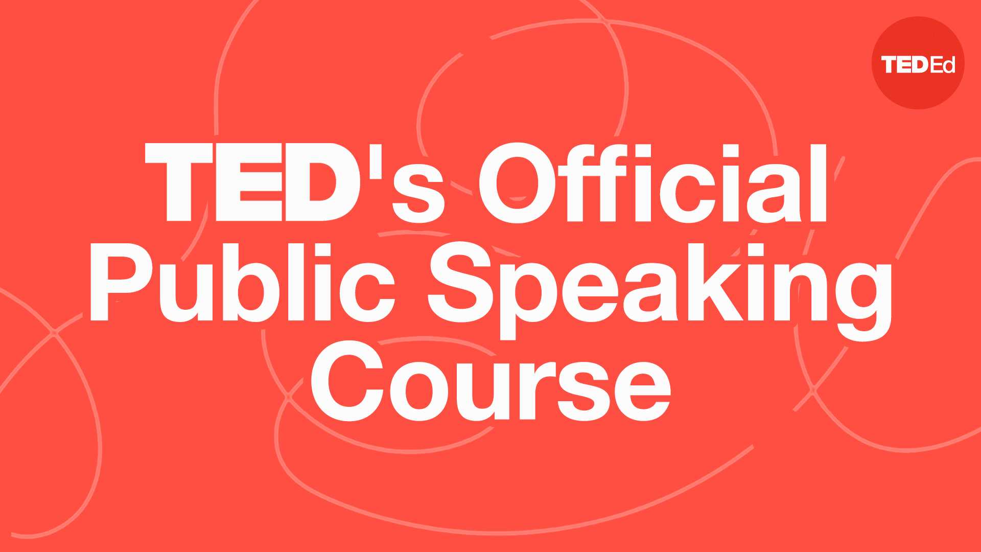 Ted Masterclass Teds Official Public Speaking Course